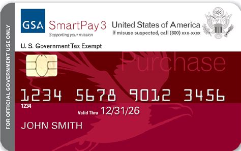 gsa smartpay credit card